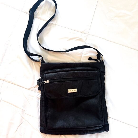ETA Everyday Travel Adventure Crossbody Handbag Purse Many Pockets - Picture 1 of 12